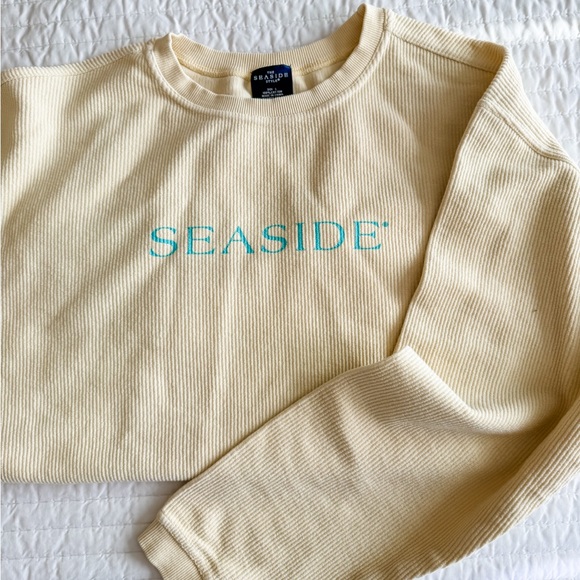Seaside Women’s Camden Butter Ribbed/Corded Sweatshirt - Picture 1 of 2